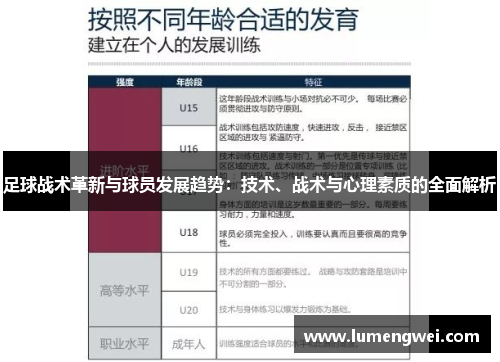 足球战术革新与球员发展趋势:技术、战术与心理素质的全面解析 足球战术革新与球员发展趋势:技术、战术与心理素质的全面解析